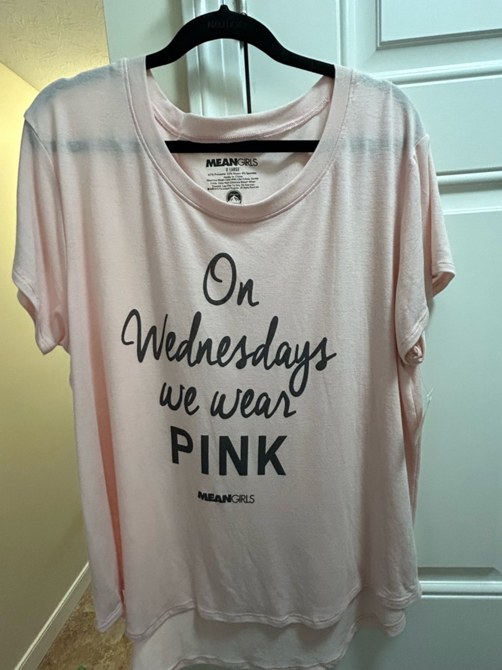Mean Girls 'On Wednesdays We Wear Pink' Pink Tee